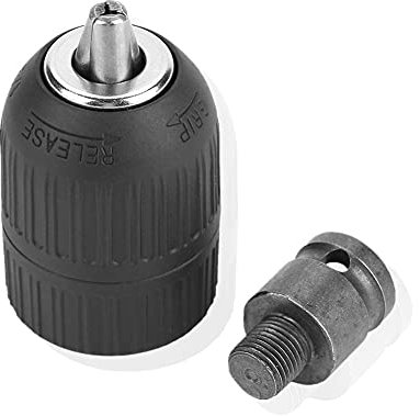 Adapter Für Schlagschrauber,Bohrfutter, schlüssellose Bohrfutter 2-13 mm 1/2 -20UNF mit 1/2 Spannfutter Adapter Kunststoffbohrstücke für die Umrüstung von Schlagschraubern