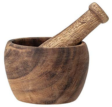 Bloomingville Mörser mit Stößel Inni, natur, Akazie