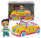 Giochi Preziosi - Me Contro Te Mini-Puppe 12 cm Luì im Cabrio, um alle Abenteuer mit Ihrem Auto mit der Gepäckträger, die Sich öffnet, für Mädchen ab 3 Jahren, Mehrfarbig, MEC30000