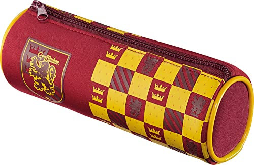 Maped – Astuccio di Harry Potter Teens – Morbido al tatto – Astuccio scolastico Tubolare – Tessuto Neoprene Antistrappo – Zip Metallo Solido – Licenza Harry Potter ufficiale