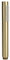 Pommeau de Douche à Main de Salle de Bain, Pommeau de Douche à Barre Ronde en Cuivre Massif G1/2 Pommeau de Douche Haute Pression Pulvérisateur pour Fournitures de Salle de Bain(d'or)