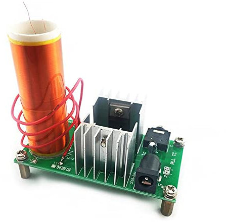 Fasizi DC 15-24V 15W Mini Music Tesla Coil Plasma Speaker diy kits plasma loudspeaker Tesla Wireless Transmission Diy KITS