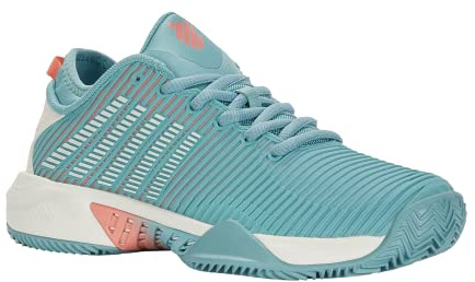 K-Swiss Damen Tennisschuh Hypercourt Supreme HB Weiß/Blau/Orange
