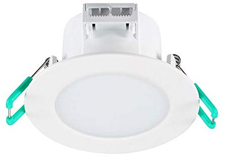 SYLVANIA Integriertes LED-Einbaustrahler, IP65, 6 W, stimmbar, CCT 2700/3000/4000 K, 100 Grad, Weiß