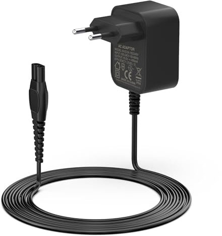 Jippofu 15V HQ8505 Rasierer Ladekabel Kompatibel mit Philips Norelco 3000 5000 7000 9000 Serie S5050 PT860 AT750 HQ PT QC QG RQ One Blade Pro QP6510 QP6520 QP6530 QP6550 Adapter Netzteil Ladegerät