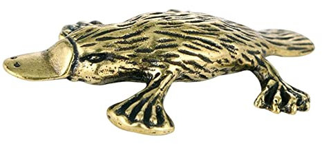 LAXTO Estatuilla de ornitorrinco en Miniatura, Estatua de Pico de Pato, Escultura artística for Dormitorio