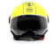 BHR Casco Demi-Jet 835 Special - Casco Scooter Homologado ECE 22.06 con Visera Tipo Gafa Antiarañazos - Cierre Micrométrico y Almohadillas Desmontables - Cool Yellow L