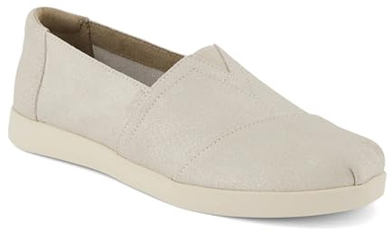 TOMS Damenschuhe - Alpargata Plus 10021548 - Champagne metallic, Größe:37 EU