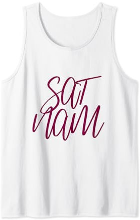 Sat Nam Kundalini Yoga T-Shirt für Yoga Liebhaber Meditation Tank Top