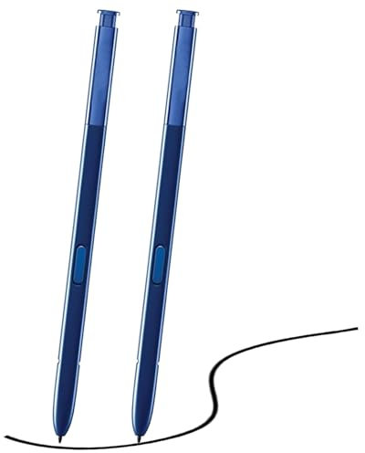 Lot de 2 stylos Galaxy Note 8 S pour Samsung Galaxy Note 8 Note8 N950 N950F N950FD Stylus Pen de rechange Galaxy Note 8 S Pen sans Bluetooth (bleu)
