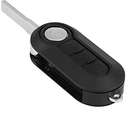 TKSE Chiave Telecomando, Chiave Telecomando per Auto Senza Chiave a 3 Pulsanti Chip PCF7946 434 MHz per Fiat 500 Grande Punto