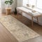 BEIMO Teppich Läufer Flur 80x150cm, Langer Vintage Boho Teppich Küche Waschbar rutschfest, Küchenläufer für Flur, Küche, Korridor, Schlafzimmer, Wohnzimmer, Beige