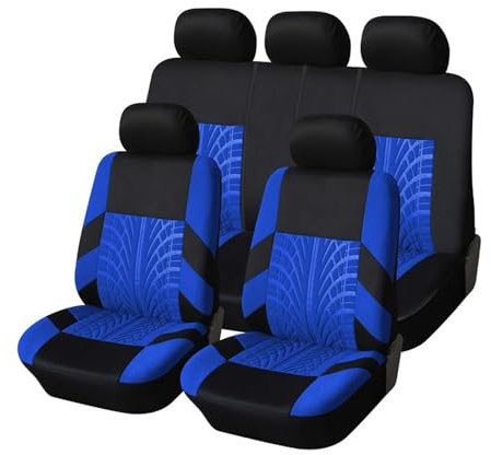 MeKnMoney Auto Sitzbezüge FüR FIAT Punto I/II (Type 188 176) 1993-2026, Sitzschoner Schonbezug Auto Wasserdichtes Innenraum ZubehöR,C/Blue