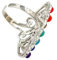 Jewelry 2025 7 Chakra Steine ​​Radiästhesie Zirkon Einstellbare Finger Ring Schmuck Mode Zubehör Kreative Geschenk Jewelry