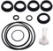 Kit de Réparation de Soupape de Décharge d'air et de Joints Toriques en L pour Intex Sand, Kit de remplacer de Joints de Pompe de Piscine - Accessoires de Pompe de Piscine (Blanc)