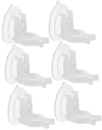 OUNONA 6 Stück Saugnapf Kerzenhalter für Elektrische Fensterkerzen Klemmen aus Langlebigem für Glatte Oberflächen Wie für Partys und Dekoration