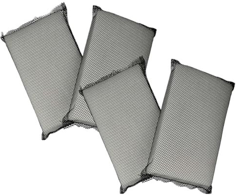 Krujecnt Poolroboter Staubsauger Filterpad | 4-Teilige Poolroboter Feinfilter Kartusche - Reinigungs Ersatzteile Für Entfernung Von Schmutzpartikeln Und Staub