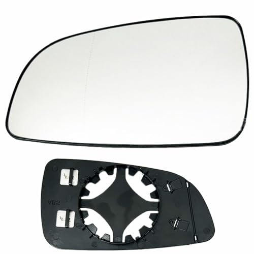 Spiegelglas für Opel Vauxhall Astra H GTC 2004-2009 Außenspiegel Glas Beifahrerseite Links Beheizbar Einstellbar Ersatzspiegelglas mit Rückfahrfunktion Asphärisch