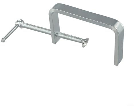 Abrazadera en C de aleación de acero de 50 a 100 mm, abrazadera en G resistente para carpintería, metal, piedra y plástico, corte, perforación y fijación en trabajos de taller o proyectos de bricolaje