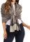 Sakkas 70 X 28 Paisley Self-Design Schal/Wrap/Stole - Schwarz/Grau Paisley