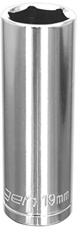 Sealey WallDrive Socket 19mm Deep 1/2Sq Drive - S0675