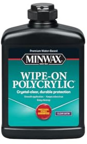 Wipe-On - Poliuretano de base de agua de 454 ml
