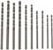 Trend Snappy Replacement HSS Drill Bits for Imperial Countersinks, Pack of 10, High-Speed Steel, SNAP/DB/PK1, Black