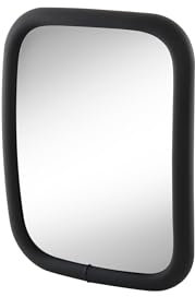 HELLA 8SB 501 147-021 Weitwinkelspiegel - universal Spiegel LKW Bus Traktor - ECE - geschraubt - Kunststoffgehäuse - schwarz - Breite: 211mm - Höhe: 161mm - beidseitig