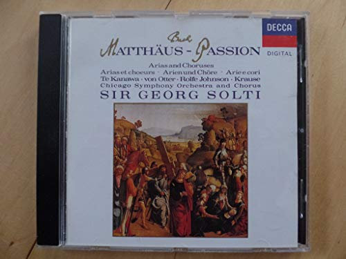 Matthäus-Passion (Arien und Chöre)