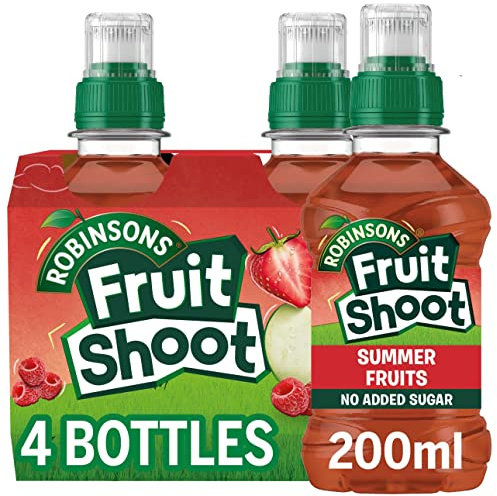Robinsons Fruit Shoot Summer Fruits Kids Juice Drink 4 x 200ml