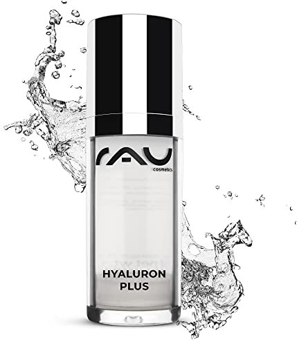 Hyaluronsäure Serum Hochdosiert - Anti-Aging für Männer und Frauen mit Soforteffekt - RAU Hyaluron Plus 30 ml
