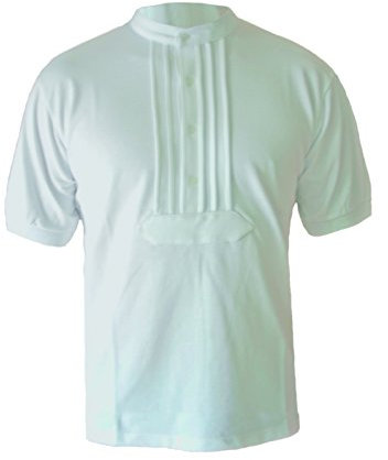 Eiko Zunft-Polo-Hemd, 100% Baumwolle, halbarm (M, weiß)