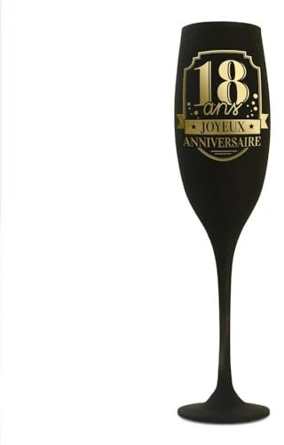 STC Flute Noire 18 ans joyeux anniversaire