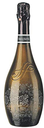 Sacchetto Mille Bolle Spumante Millesimato Extra Dry 2017 (1 x 0.75 l)