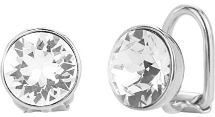 Traveller Ohrclip - Solitair - Kristall - platiniert - 155991