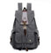 Popoti Canvas Rucksäcke, Rucksack Damen Herren Schulrucksack Retro Backpack Unisex 15 inch Laptop Großer Daypacks für Outdoor Sports Reisen Wandern Wanderrucksack (Grau)