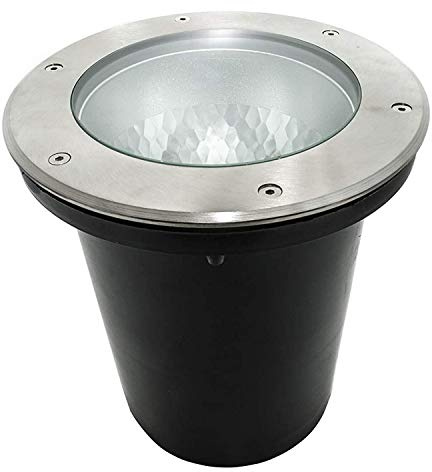Zeitnet Inc. Spot piétinable LED E27 spot 35 W encastrable terrain jardin IP65 230 V trou 19 cm lumière 4000 K