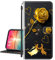 vingarshern Hülle für LG X Power 2 Handytasche Klappbares Magnetverschluss Lederhülle Flip Etui Standfunktion Schutzhülle LG XPower 2 Hülle Leder Brieftasche(Goldene Rose) MEHRWEG