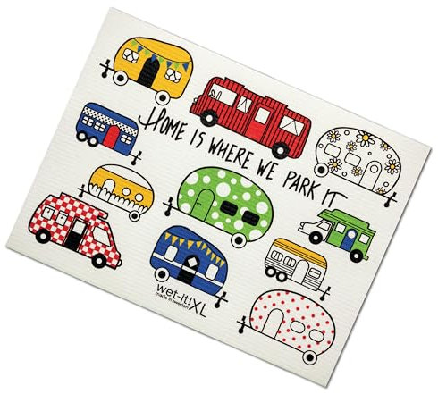 Wet-It! Swedish Dishcloth (RV Camper, Set of 2)