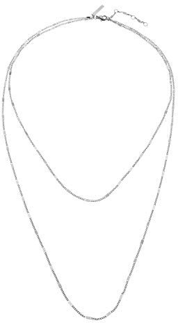 Liebeskind Damen Halskette, Klassisch, Silber, 45 cm