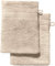 REDBEST Waschhandschuh 2er-Pack Chicago beige Größe 15x21 cm - saugstark, strapazierfähig, ideal für Reisen, Sport (weitere Farben)