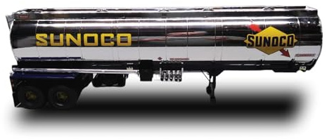 AMT - 1/25 Fruehauf Plated Tanker Trailer (Sunoco) - Plastikmodellbausatz