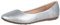 Elara Damen Ballerina Bequeme Slip Ons Flach Chunkyrayan DY-10A Silver-39
