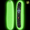 Schutzh眉lle f眉r Original Sky Q Voice Fernbedienung SKY135, Silikon Cover SKY Q Touch und Non-Touch Fernbedienung Sleeve Skin Holder Akku Back Protector Universal Glow Green