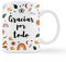 LINFORMAL TAZAS ORIGINALES PARA REGALAR | TAZAS CON FRASES MOTIVADORAS | IDEAL PARA UNA REGALOS PARA DAR LAS GRACIAS | CERÁMICA DE 350ML | Gracias por todo