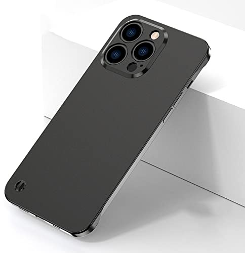 König Design Schutz Handy Hülle kompatibel mit Apple iPhone 13 Pro Case Cover Tasche Etuis Bumper Rahmen Schwarz