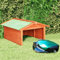 Tidyard Casetta per tosaerba robotica Capannone in legno per capannone tagliaerba garage per robot tosaerba da giardino esterno cortile legno abete