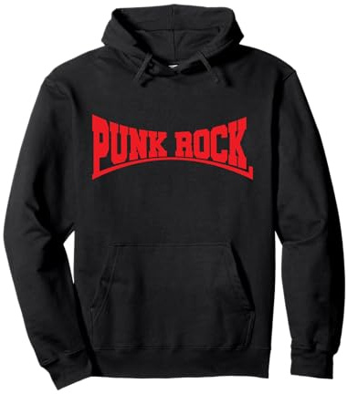 Spruch Anarchie & Punk I Retro Punk Rock Pullover Hoodie