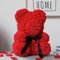 Mr. Gadget's Solutions Rose Bear Flower Teddy Birthday Valentine Lovers Gifts - 25 CM Rose Bear For the Loved Ones