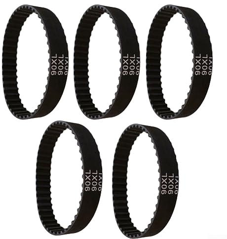 CNANRNANC 5 Stück Hobelriemen Gürtel Zahnriemen Gummi Schwarz Decker Elastizität Riemen 90XL 914592 für Black Decker DN75 DN750 KW750 SR600 Sr600 DN75